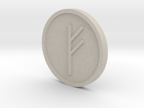 Feoh Coin (Anglo Saxon) in Natural Sandstone