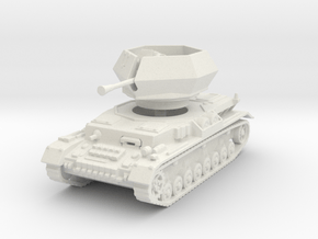 Flakpanzer IV J Ostwind 1/100 in White Natural Versatile Plastic
