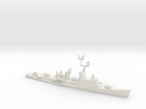 1/1250 Scale Charles F Adams Class DDG-2 Early Shi in White Natural Versatile Plastic