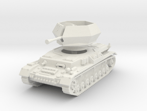 Flakpanzer IV J Ostwind 1/56 in White Natural Versatile Plastic