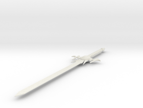 1:6 Miniature Arcus Odyssey Sword in White Natural Versatile Plastic