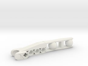 Bionicle Leg in White Natural Versatile Plastic
