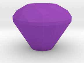 Diamond Gear Shift Knob in Purple Processed Versatile Plastic: Medium