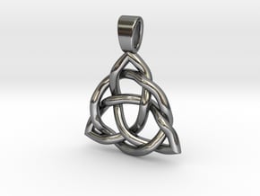 Triquetra 2019 Version 18MM in Polished Silver