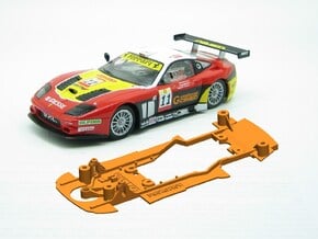 PSCA02101 chassis for Carrera Ferrari 575 GTC in White Natural Versatile Plastic