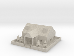[1DAY_1CAD] HOUSE in Natural Sandstone