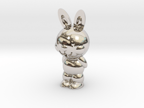 [1DAY_1CAD] BUNNY in Rhodium Plated Brass
