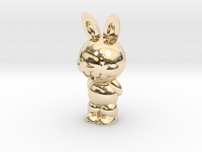 [1DAY_1CAD] BUNNY in 14k Gold Plated Brass