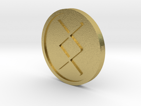 Ing Coin (Anglo Saxon) in Natural Brass