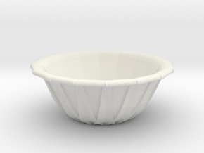 [1DAY_1CAD] BOWL in White Natural Versatile Plastic