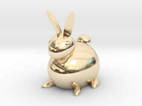[1DAY_1CAD] RABBIT in 14k Gold Plated Brass