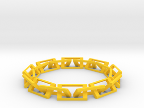 [1DAY_1CAD] CHAIN RING in Black PA12