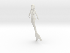 swimming mermaid in White Natural Versatile Plastic