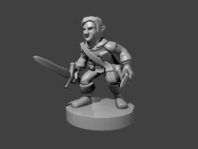 Gnome Male Rogue in Smooth Fine Detail Plastic