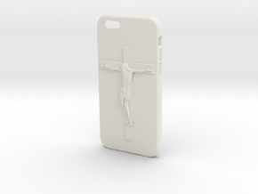 IPhone 6 Jesus Case in White Premium Versatile Plastic