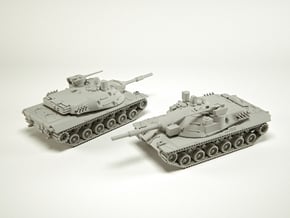 MBT-70 (KPz-70) Main Battle Tank Scale: 1:100 in Tan Fine Detail Plastic