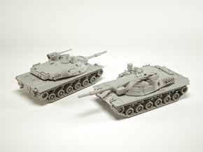 MBT-70 (KPz-70) Main Battle Tank Scale: 1:200 in Tan Fine Detail Plastic