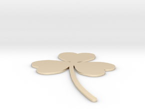 [1DAY_1CAD] 3 LEAVES CLOVER in 14K Yellow Gold