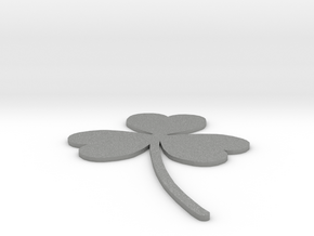 [1DAY_1CAD] 3 LEAVES CLOVER in Gray PA12