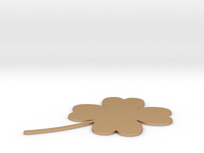 [1DAY_1CAD] 4 LEAVES CLOVER in Natural Bronze