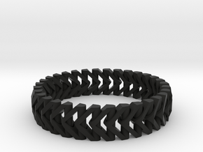 PiP Bracelet Version 3 (Articulating) in Black Premium Versatile Plastic