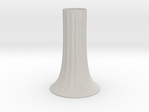 Fluted Vase in Natural Full Color Sandstone