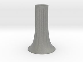 Fluted Vase in Gray PA12