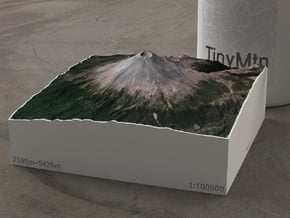 Popocatépetl, Mexico, 1:100000, Explorer in Natural Full Color Sandstone