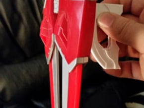 Voltron Shield Grip in Tan Fine Detail Plastic