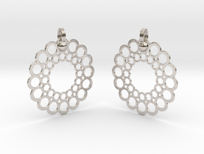 Rings Earrings in Platinum