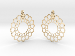 Rings Earrings in 14k Gold Plated Brass