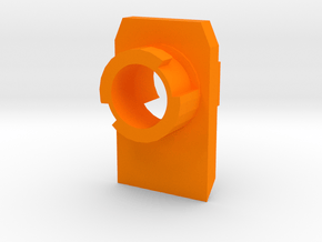 Modulus Barrel Adapter for FlipFury in Orange Processed Versatile Plastic