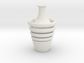 Vase 1359art in White Natural Versatile Plastic