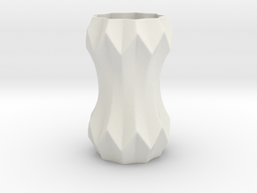 Vase 1706Bxy in White Natural Versatile Plastic