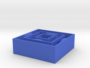 [1DAY_1CAD] SQUARE SPINNER in Blue Processed Versatile Plastic