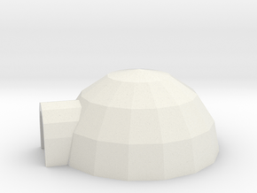 [1DAY_1CAD] IGLOO in White Natural Versatile Plastic