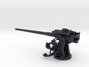 1/56 IJN Type 10 120mm Dual Purpose Gun in Black PA12