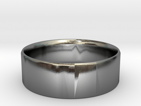 Simplistic Men's Ring  in Polished Silver: 9.5 / 60.25