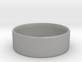 Simplistic Men's Ring  in Aluminum: 10 / 61.5
