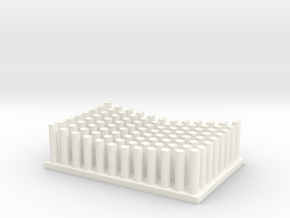 Design9_concave_round_6d_stl_OUT4 in White Processed Versatile Plastic