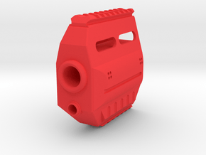 Fusion 360 Front End for Nerf Stryfe in Red Processed Versatile Plastic