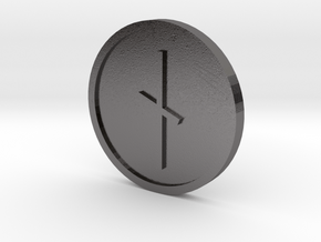 Nyd Coin (Anglo Saxon) in Polished Nickel Steel