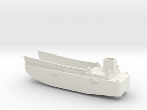 LCM3 Landing Craft Scale 1:200 With No Ramp in White Natural Versatile Plastic