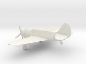 Curtiss SB2C Helldiver in White Natural Versatile Plastic: 1:87 - HO