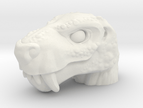Gorganix Head (Multisize) in White Natural Versatile Plastic: Medium