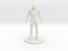 Man Of Iron in White Natural Versatile Plastic