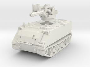 M163 A1 Vulcan late (no skirts) 1/87 in White Natural Versatile Plastic