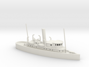 1/285 Scale 125-foot wooden ocean tug Artisan in White Natural Versatile Plastic