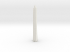 Washington Monument 1/1250 in White Natural Versatile Plastic