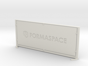 Formaspace Google Thank You! in White Natural Versatile Plastic